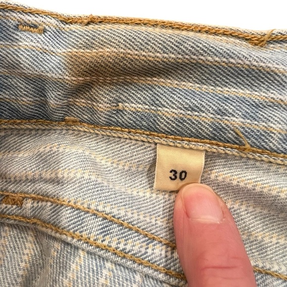 CITIZENS OF HUMANITY Sacha Wide Leg High Rise Crop Laguna Stripe Size 30 - Picture 14 of 16